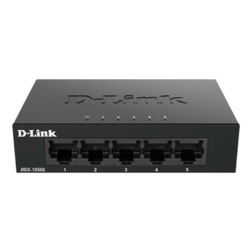 D-Link - D-Link DGS-105GL/E commutateur réseau Non-géré Gigabit Ethernet (10/100/1000) Noir D-Link - Switch D-Link