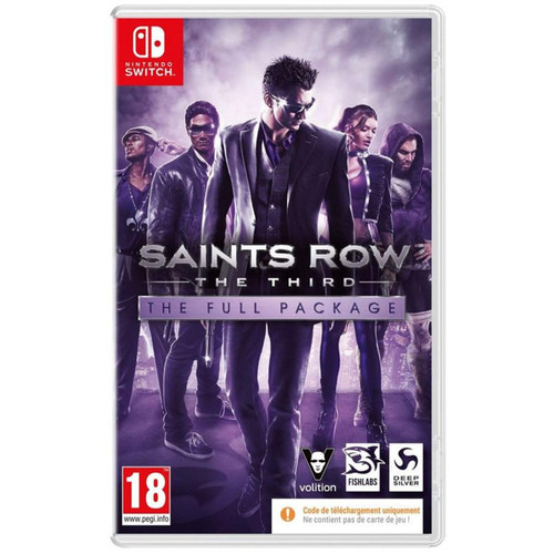 Deep Silver - Saints Row The Third Le Gros Paquet Edition Complete Code in a box Nintendo Switch Deep Silver  - Jeux Switch Deep Silver