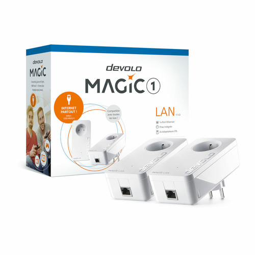 Devolo - Kit de démarrage 2 adaptateurs CPL Devolo Magic 1 LAN Blanc Devolo - CPL Courant Porteur en Ligne