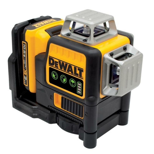 Dewalt - Niveau laser multilignes vert sansfil Dewalt XR DCE089D1G 108 V  batterie 2 Ah  chargeur Dewalt  - Dewalt