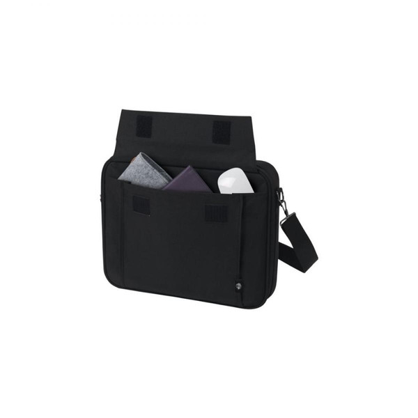 Dicota DICOTA Sacoche MULTI BASE Noir pour PC portable 14"-15.6" Légère protection polyester cadre métal et plusieurs compartiments  D30446-RPET
