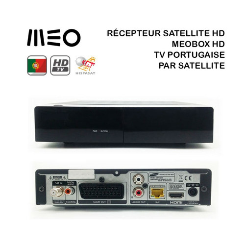 Divers Marques - Récepteur Satellite HD MeoBox HD - Télévision Portugaise Par Satellite Divers Marques  - Adaptateur TNT Satellite