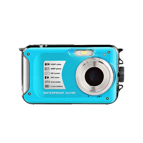 Docooler - Caméra d'action étanche haute définition 1080P, 30MP, couleur bleue Docooler  - Bonnes affaires Caméscopes numériques