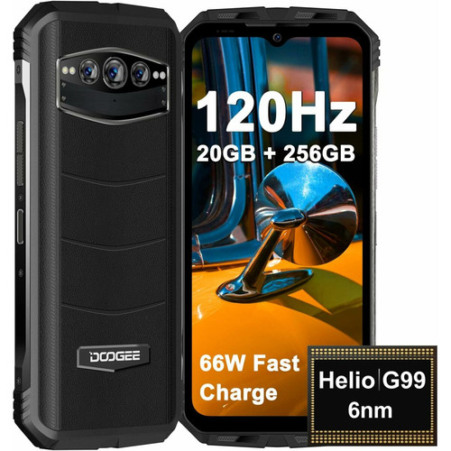 Doogee - DOOGEE S100 (2023) Helio G99 20GB+256GB 10600mAh/66W Doogee  - Téléphone mobile