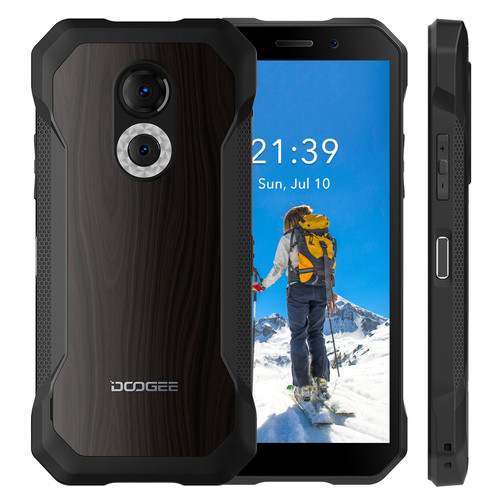 Doogee - DOOGEE S61 Pro Smartphone Robuste 6.0" 6 Go + 128 Go 48MP Caméras 5180mAh IP68 Téléphone Double SIM 4G NFC GPS - Grain bois Doogee  - Smartphone Android Doogee