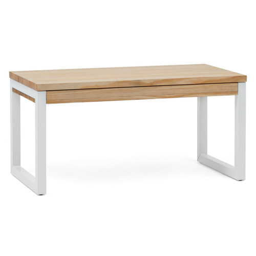 Ds Meubles - Table Basse relevable 50x100 x52 BL-NA Ds Meubles  - Table Relevable Tables basses