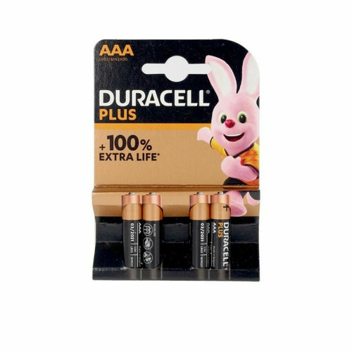 Duracell - Batteries DURACELL Plus LR03 (4 uds) Duracell  - Piles et Chargeur Photo et Vidéo Duracell