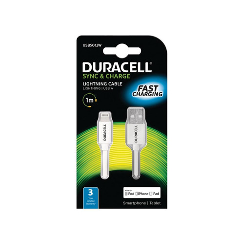 Duracell - Duracell USB5012W mobile device charger Duracell  - Chargeur secteur téléphone Duracell