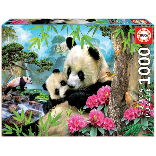 Educa Borras - Puzzle 1000 pcs  -  Les Pandas Educa Borras  - Educa Borras