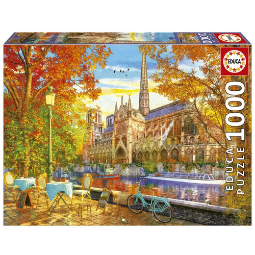 Educa Borras - Puzzle 1000 pcs L automne a Notre Dame Educa Borras  - Educa Borras