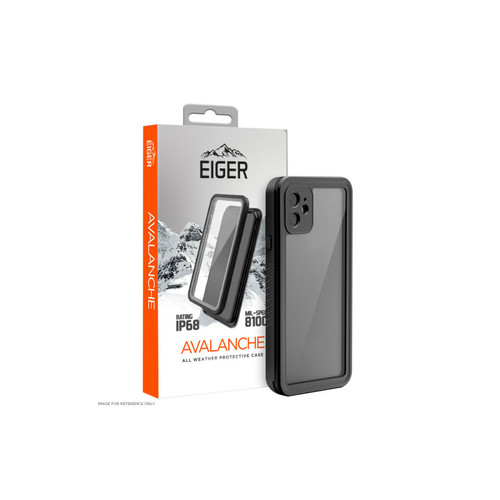 Eiger - EIGER Avalanche Coque pour iPhone 12 Protection intégrale toutes saisons Noir mat Eiger  - Eiger