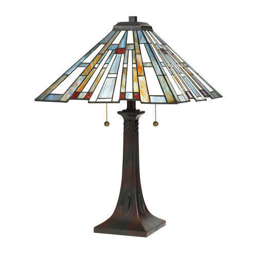 Elstead Lighting - Lampe de table Tiffany Valiant Bronze Elstead Lighting  - Elstead Lighting