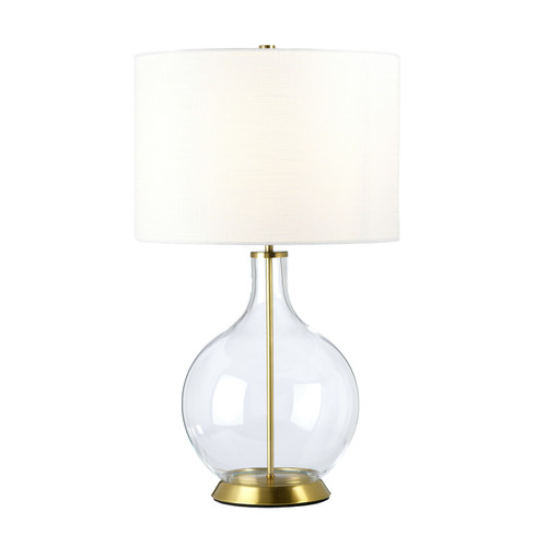Elstead Lighting - Lampe de table avec abat-jour rond laiton vieilli Elstead Lighting  - Elstead Lighting