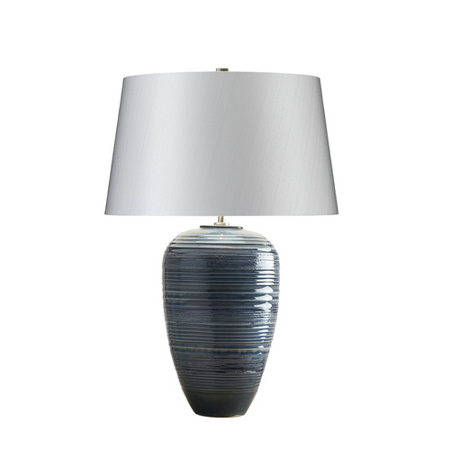 Elstead Lighting - Lampe de table à 1 lumière - Finition Blue Glaze, E27 Elstead Lighting  - Elstead Lighting