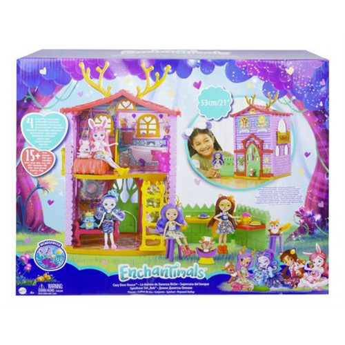 Enchantimals - Maison de Danessa Biche Enchantimals avec poupée incluse 44 cm Enchantimals  - Enchantimals