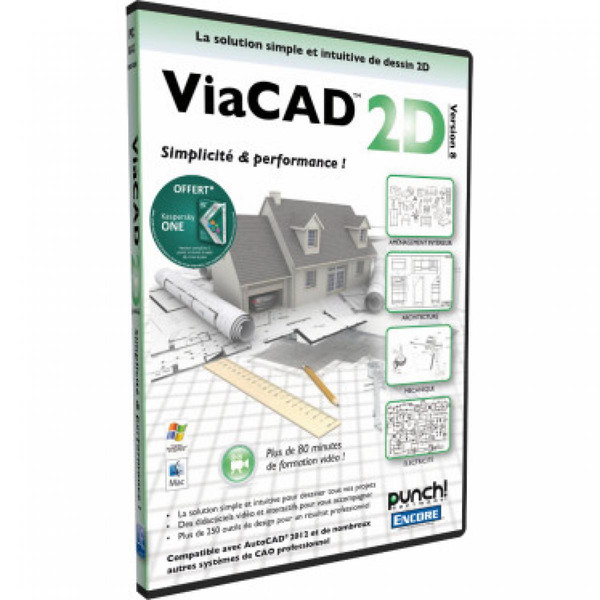 Publication Encore ViaCAD 2D v. 9 - Licence Perpétuelle - 1 poste
