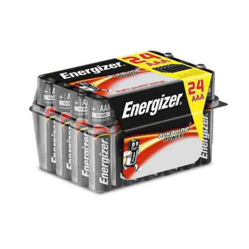 Energizer - Batteries Energizer ALKALINE POWER VALUE BOX LR03 AAA (24 uds) Noir Energizer  - Energizer