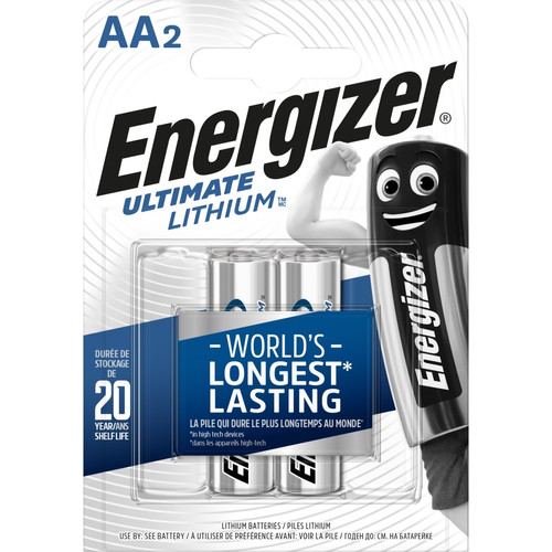 Energizer - pile lithium energizer ultimate - lr6 - 1.5 volts - blister de 2 piles Energizer  - Energizer