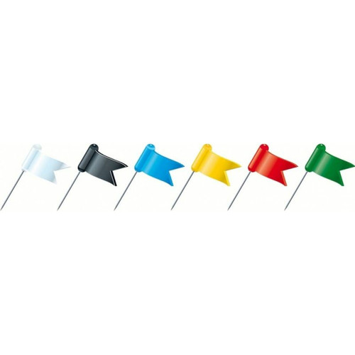 Exacompta - Boite de 20 epingles drapeaux - hauteur de pointe 16mm Exacompta  - Exacompta