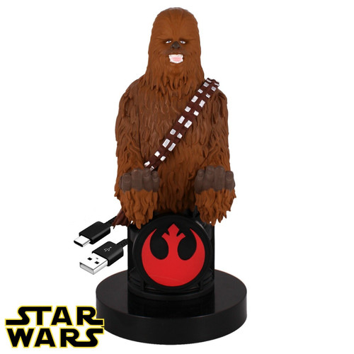 Exquisit - Figurine Star Wars Chewbacca cable guy - compatible manette Xbox one / PS4 / Smartphone et autres Exquisit  - Exquisit