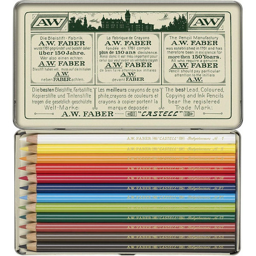 Faber-Castell - Faber Castell Édition limitée 111th Anniversary Boîte de 12 crayons d'artiste Polychromos Faber-Castell  - Faber-Castell