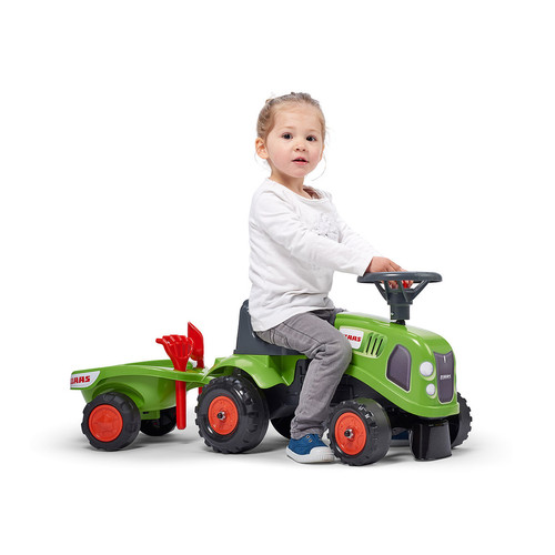 Falk / Falquet - Porteur enfant tracteur Claas avec remorque 1 à 3 ans - Falk Falk / Falquet  - Falk / Falquet