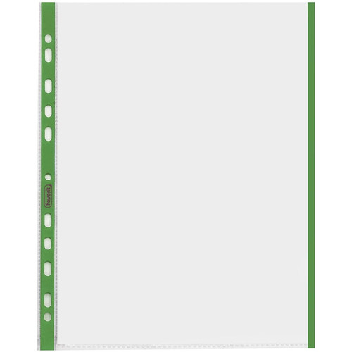 Favorit - Favorit 100460031 enveloppe à perçage universel avec bord vert intérieur Format A4 Finition texturée d'Orange, Lot de 10 pièces. Favorit  - Favorit