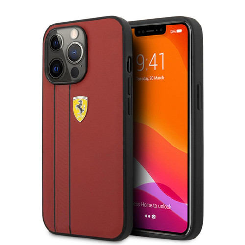 Ferrari - Ferrari Coque arrière rigide pour iPhone 13 Pro - rouge Ferrari  - Ferrari - Le Parfum Enivrant de la Victoire