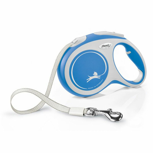 Flexi - Laisse New Comfort L Tape 5 m blue Flexi CF30T5-251-BL-20 Flexi  - Laisse pour chien Flexi