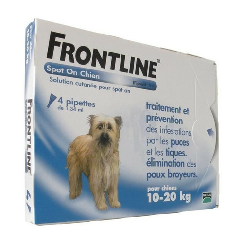 Frontline - FRONTLINE Spot On chien 10-20kg - 4 pipettes Frontline  - Frontline