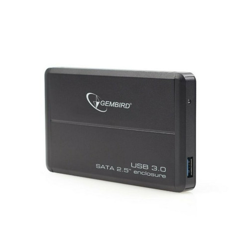 Accessoires disques durs Boîtier pour disque dur GEMBIRD EE2-U3S-2-S Noir Argent USB USB 3.0 SATA USB 3.2 2,5"