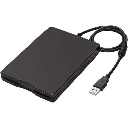 Lecteur Blu-ray Generic Lecteur de disquette USB, lecteur de disquette externe USB 1,44 Mo lecteur FDD Slim Plug and Play pour PC Windows 2000/XP (noir)