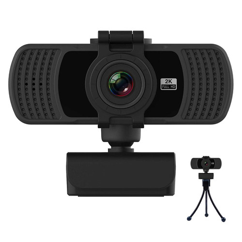 Generic - Webcam avec microphone, webcam 1080p Full HD, webcam USB avec mise au point fixe, ordinateur, PC, bureau, pour diffusion en direct, appel vidéo, conférence, enseignement en ligne, jeu Generic  - Webcam 1080p Webcam