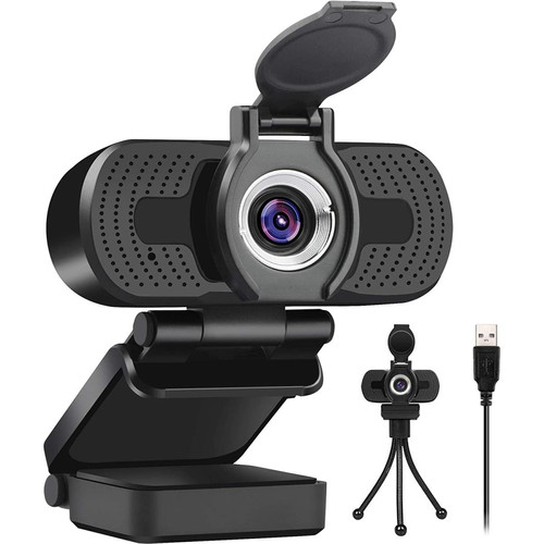 Generic - Webcam Full HD 1080p, ordinateur portable PC Mac caméra de bureau pour conférence et appel vidéo, webcam Pro Stream avec appels vidéo Plug and Play, micro intégré Generic  - Bonnes affaires Webcam