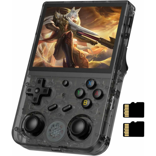 Generik - Anbernic RG353V Consoles de Jeux Portables, Dual OS Android 11 and Linux System Support 5G WiFi 4.2 Bluetooth Moonlight Streaming HDMI Output Built-in 64G SD Card 4452 Jeux Generik  - Generik