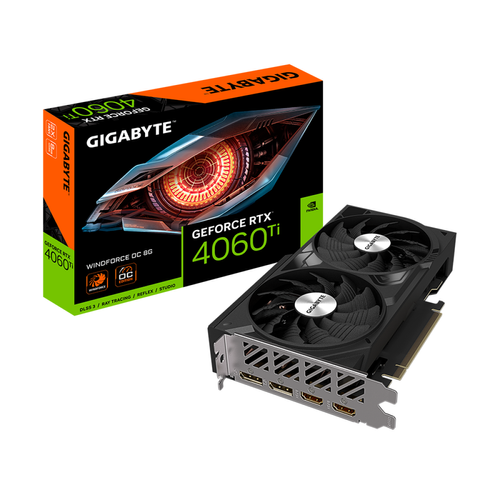 Gigabyte - GeForce RTX 4060 Ti WINDFORCE OC 8G Gigabyte  - NVIDIA GeForce RTX 4060