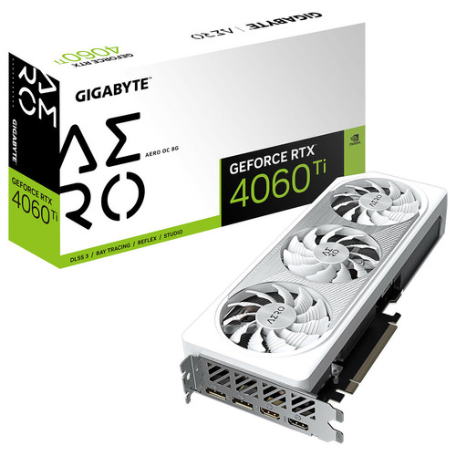Gigabyte - GeForce RTX 4060 Ti AERO OC 8Go Gigabyte  - NVIDIA GeForce RTX 4060