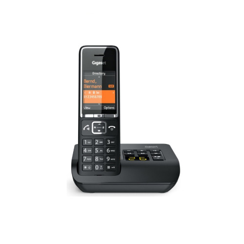 Gigaset - Téléphone sans fil duo dect noir - GIGACOMFORT550A - GIGASET Gigaset  - Téléphone fixe-répondeur Solo