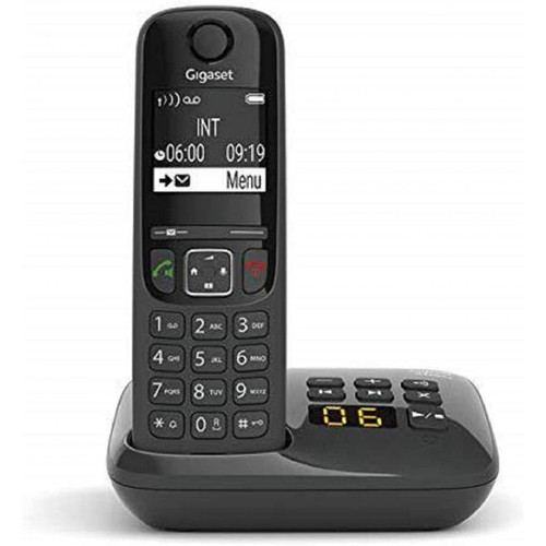 Gigaset - téléphone fixe solo sans Fil avec répondeur noir Gigaset  - Téléphone fixe-répondeur Pack reprise