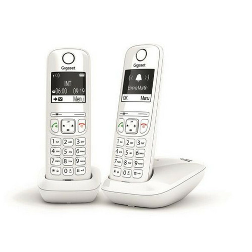 Gigaset - Téléphone sans fil AS690 Duo Blanc Gigaset  - Téléphone fixe-répondeur Duo