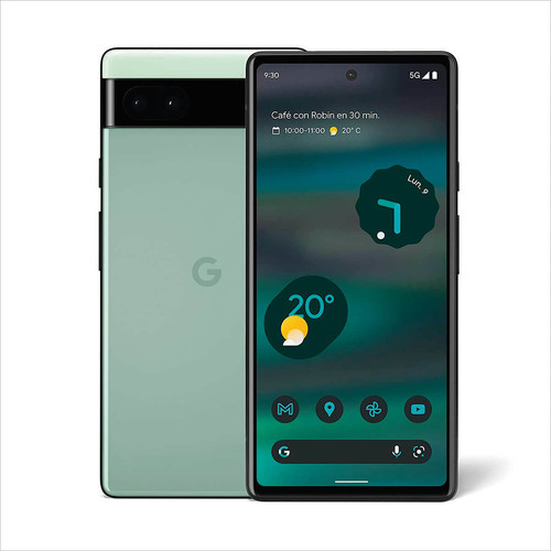 GOOGLE - Google Pixel 6a 5G 6Go/128Go Vert (Sage Green) G1AZG GOOGLE  - Google Pixel Smartphone Android