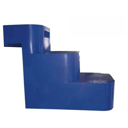 Echelle et escalier de piscine Habitat Et Jardin Escalier pour chien  Sauve-Chien - 3 marches bleues - 77 x 15 x 58.5 cm
