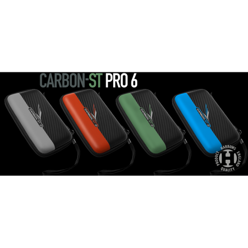 Harrows - Etui Harrows Carbon ST Pro 6 (plusieurs coloris) Rouge/Noir Harrows  - Harrows