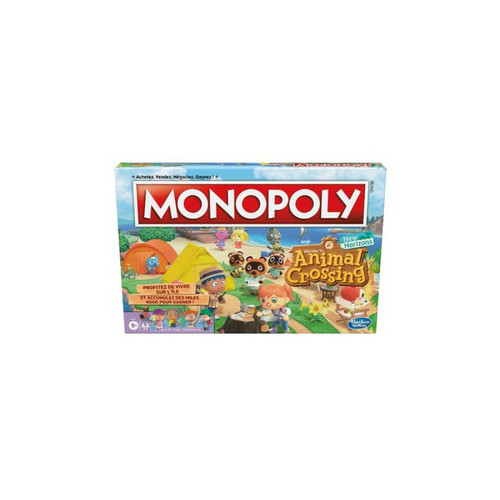 Les grands classiques Hasbro Gaming Jeu classique Hasbro Gaming Monopoly édition Animal Crossing New Horizons