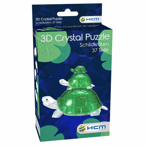 Hcm Kinzel - HCM Kinzel 59185 3D Crystal Puzzle Tortues Multicolore Hcm Kinzel  - Hcm Kinzel