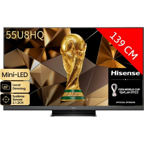 Hisense - TV Mini LED 139 cm 55U8H TV Mini LED 4K Hisense  - Hisense