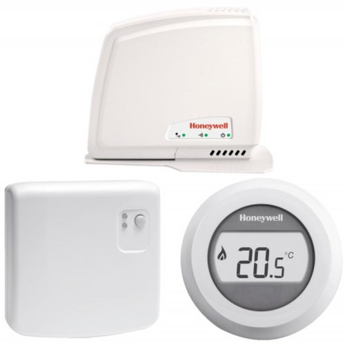Honeywell - Pack thermostat dambiance sans fil Y87RFC connecté Honeywell  - Thermostat connecté