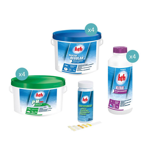 Hth - Kit de traitement complet au chlore (41-60 m³) - HTH Hth  - Hth