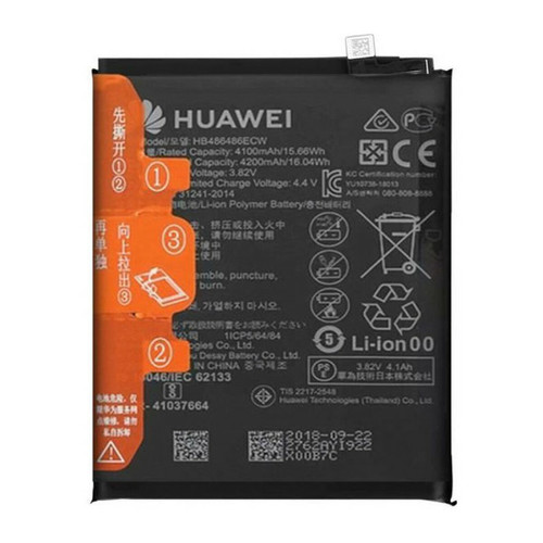Huawei - Batterie Huawei P30 Pro Mate 20 Pro 4200mAh Original HB486486ECW Noir Huawei  - Téléphone Portable Huawei