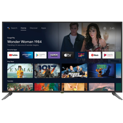 TV 50'' à 55'' Hyundai TV Android 55'' 4K UHD LED 139 cm Google Assistant et Netflix